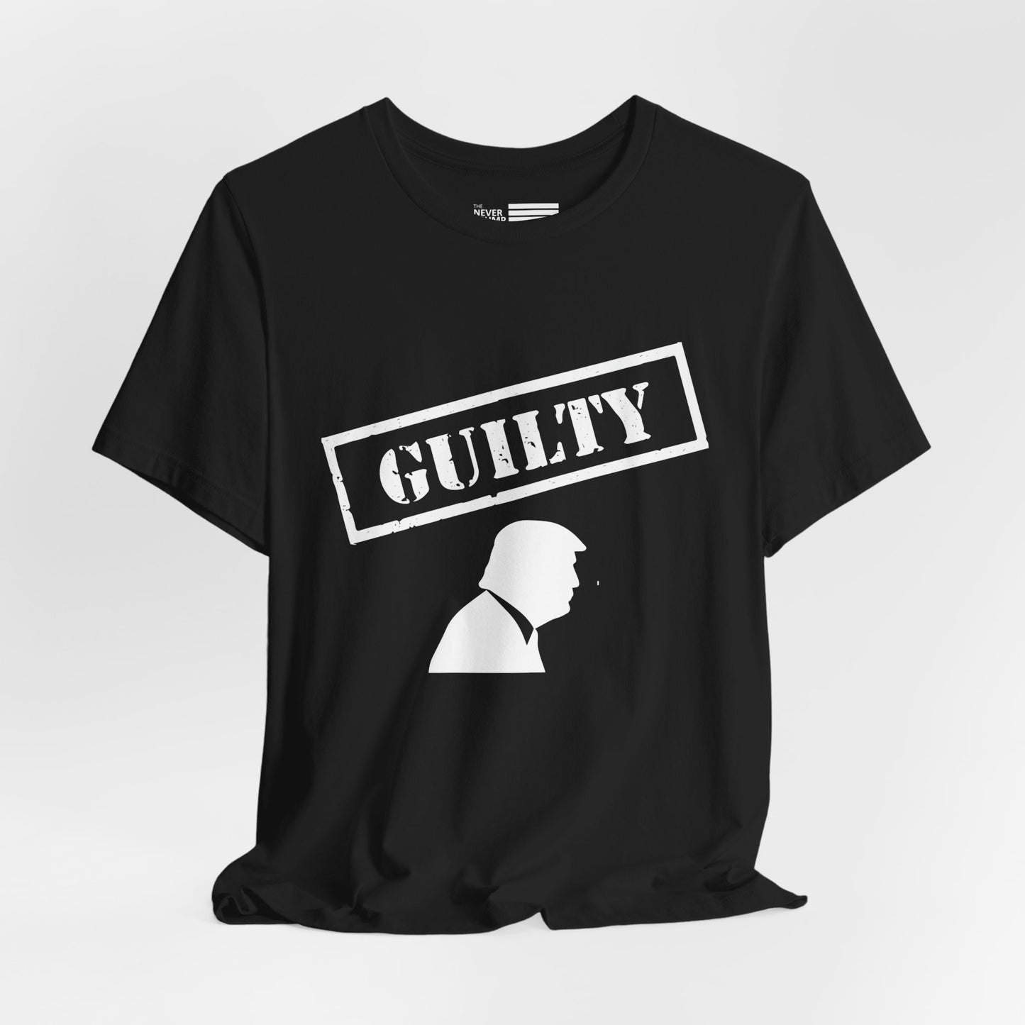 GUILTY Trump Silhouette Short Sleeve Tee w/ Logo