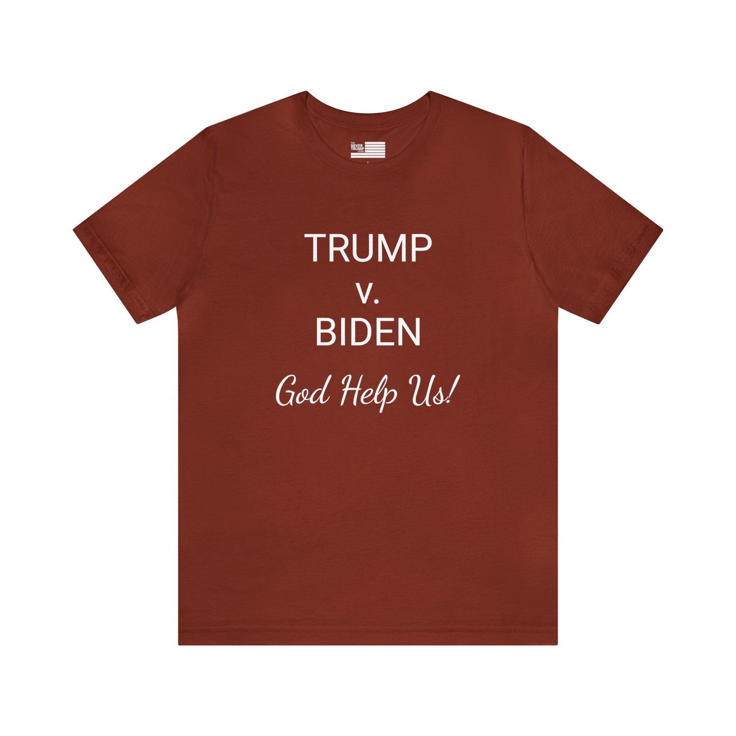 Trump v. Biden Short Sleeve Tee w/ Logo