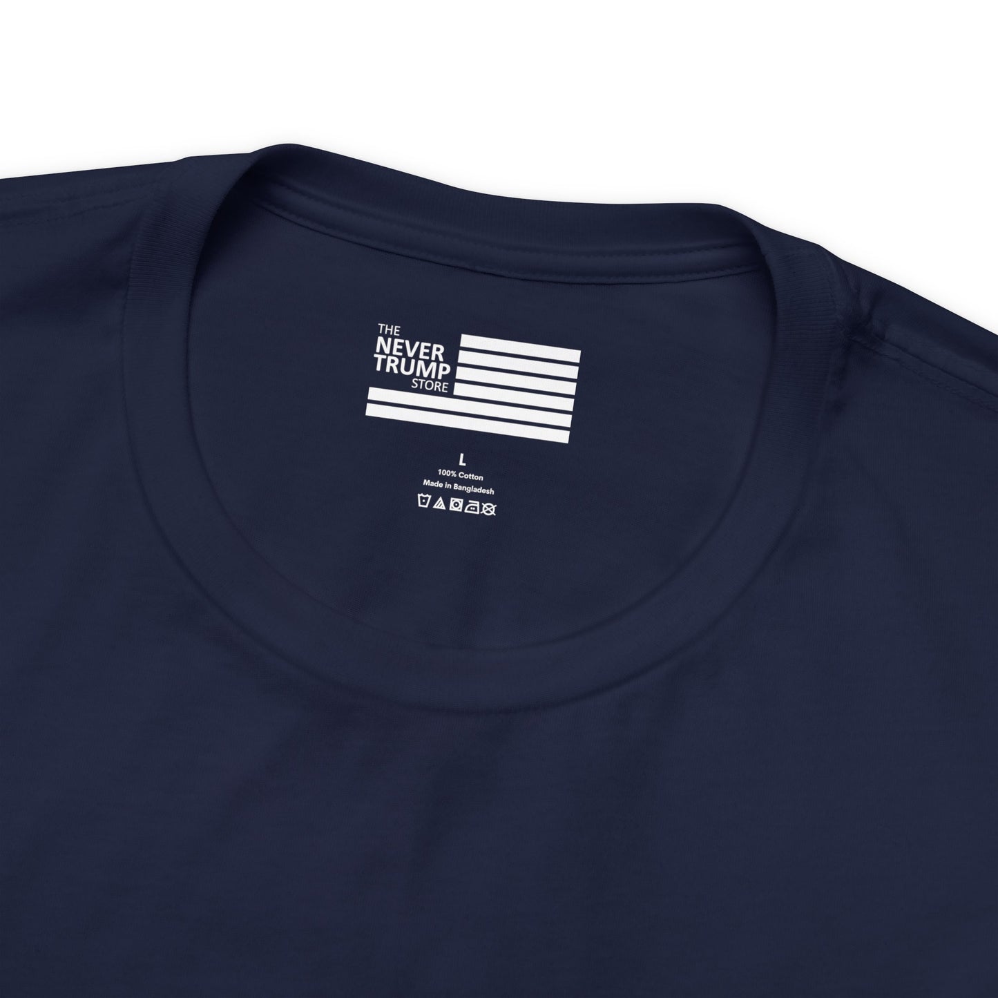 #nevertrump Jersey Short Sleeve Tee w/ Logo