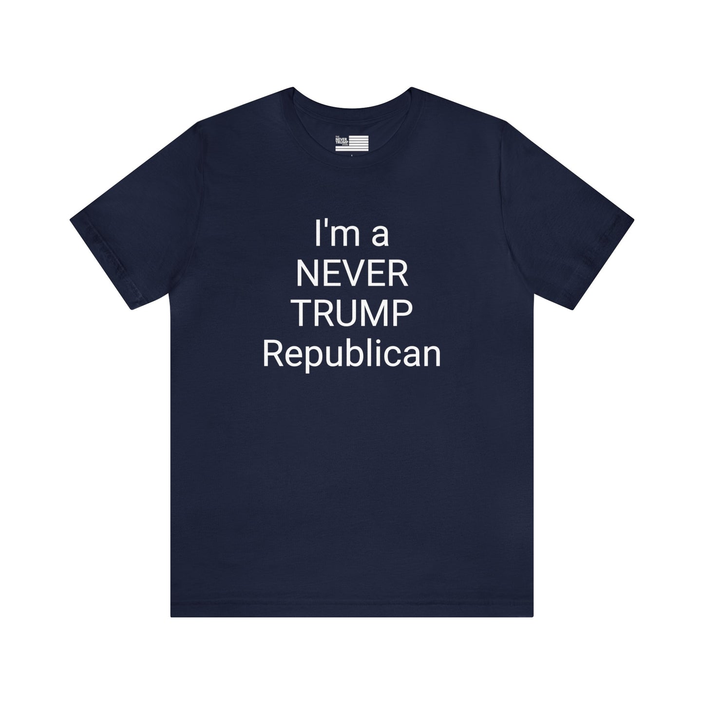 Never Trump Republican Short Sleeve Tee w/ Logo