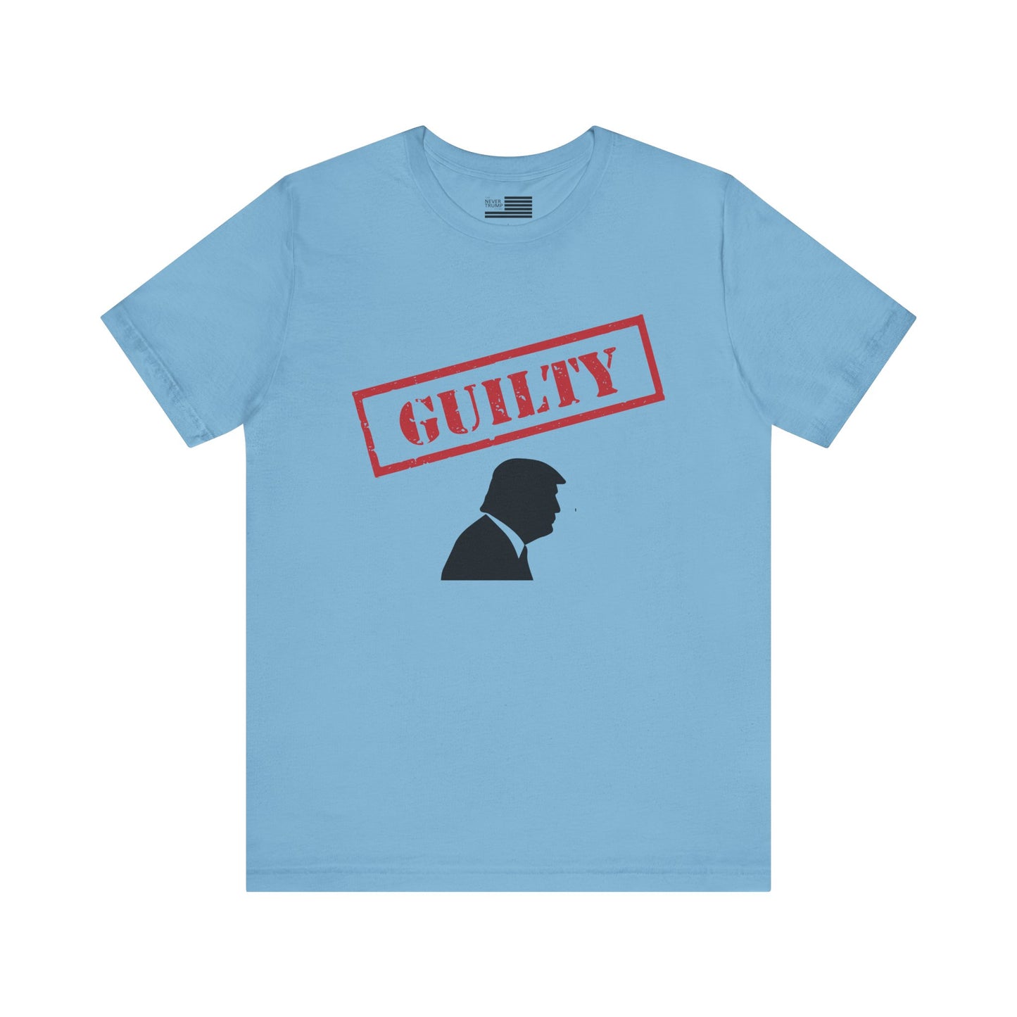 GUILTY Trump Silhouette Short Sleeve Tee w/ Logo