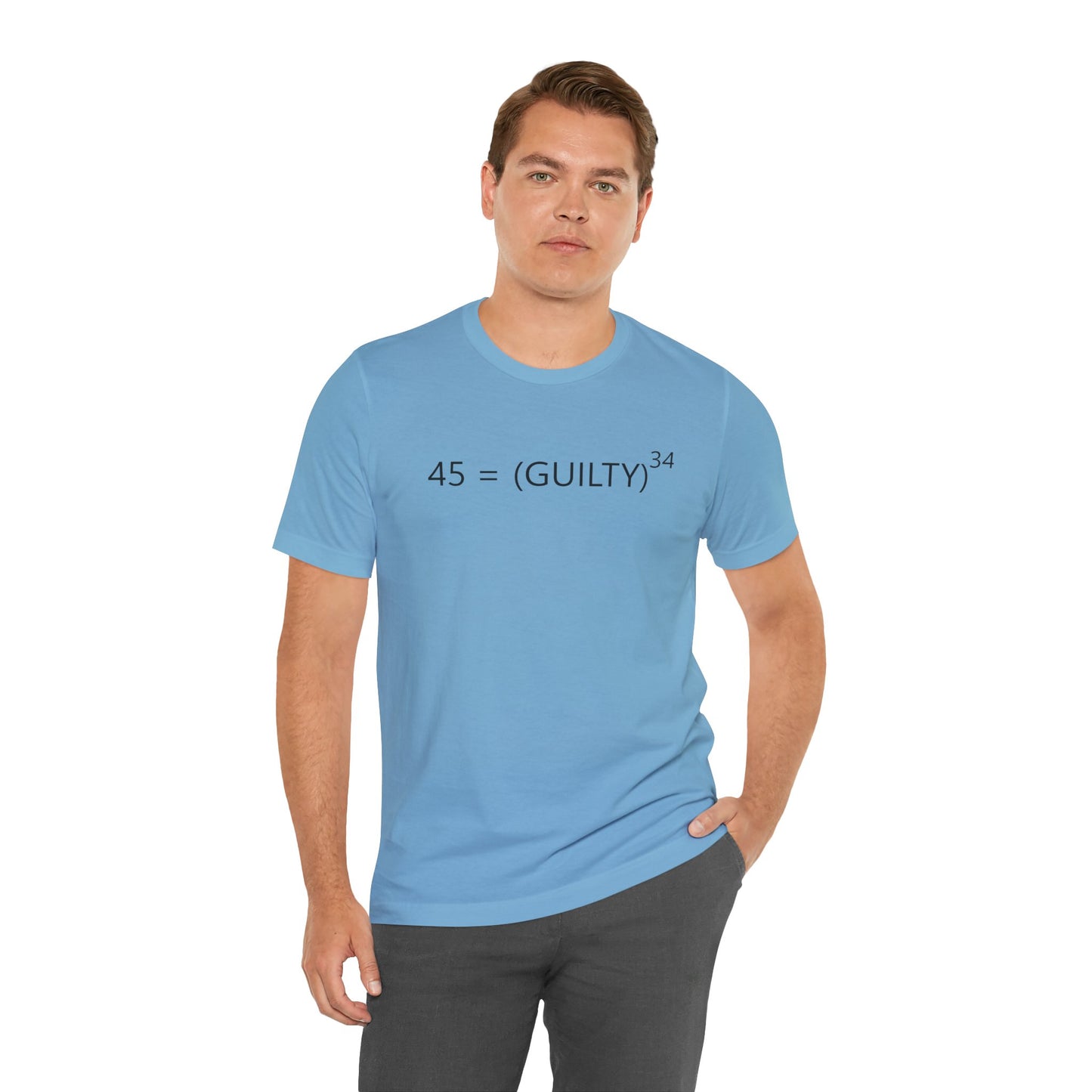 45 = Guilt^34 Short Sleeve Tee w/ Logo