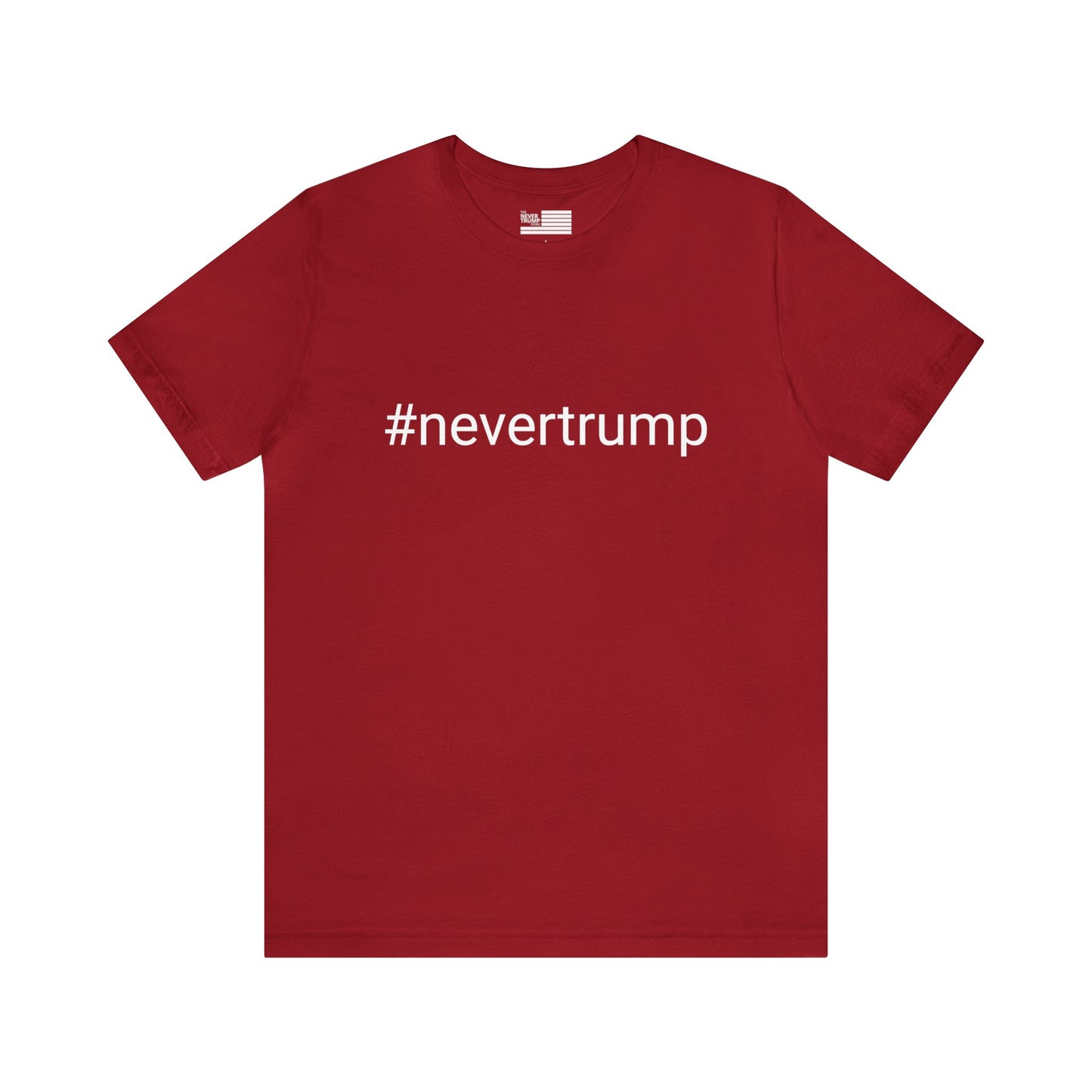 #nevertrump Jersey Short Sleeve Tee w/ Logo