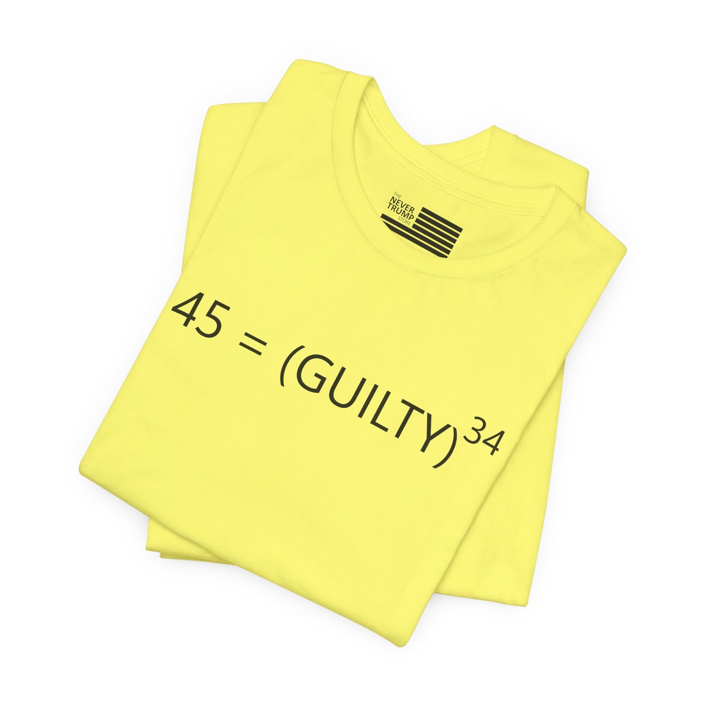 45 = Guilt^34 Short Sleeve Tee w/ Logo