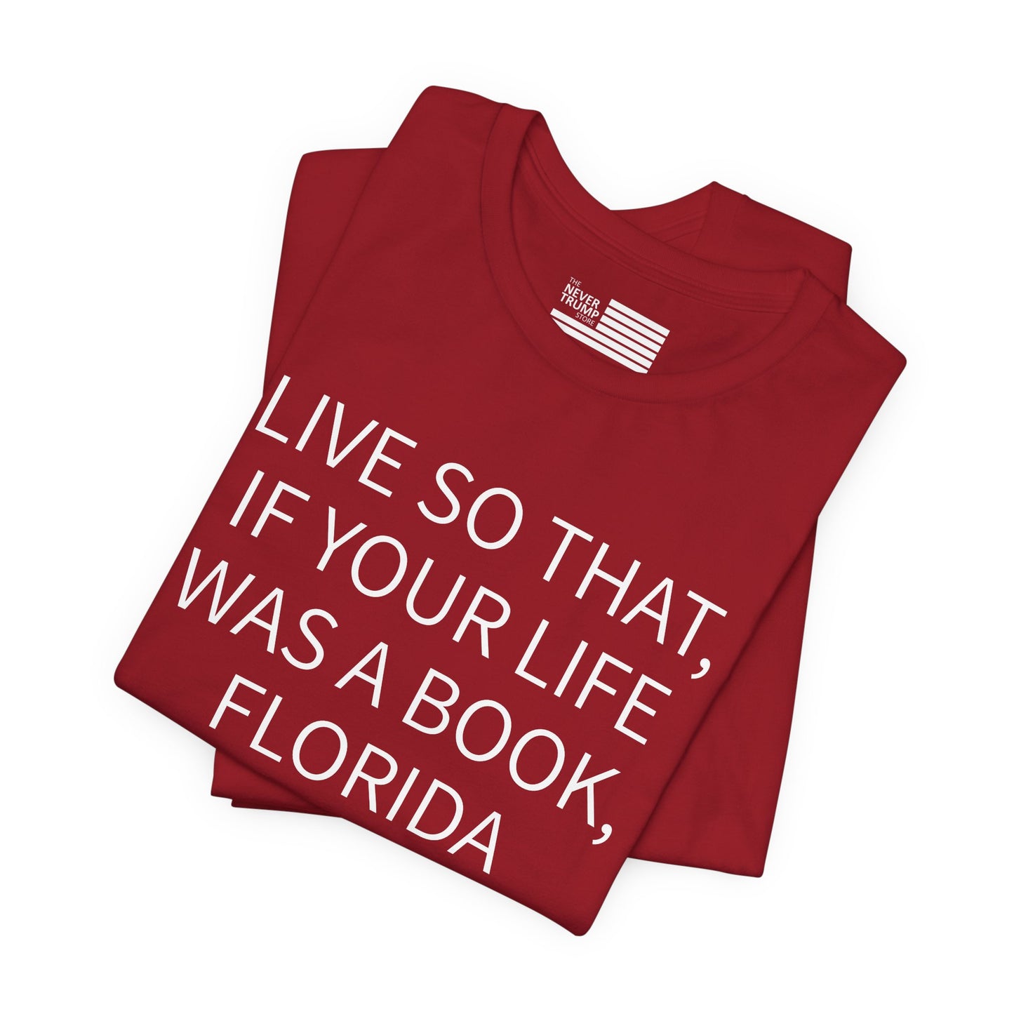 Florida Book Ban Short Sleeve Tee w/ Logo