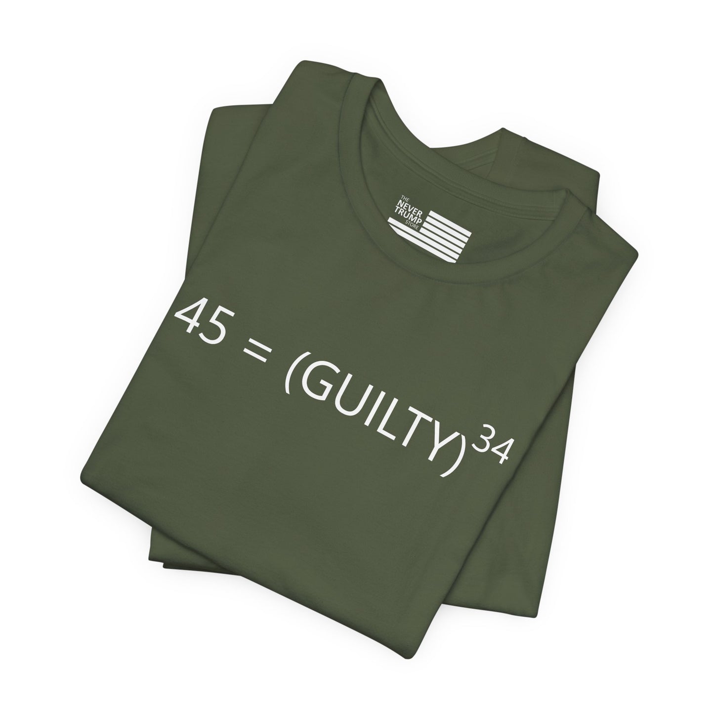 45 = Guilt^34 Short Sleeve Tee w/ Logo