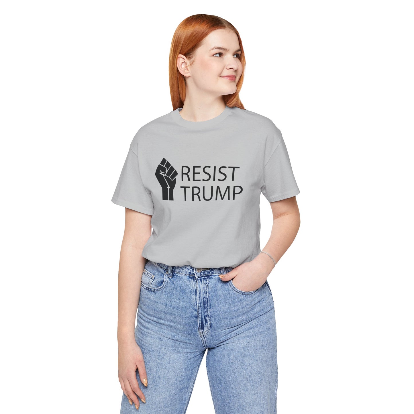 Resist Trump Short Sleeve Tee w/ Logo