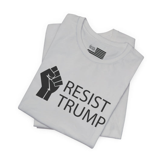 Resist Trump Short Sleeve Tee w/ Logo
