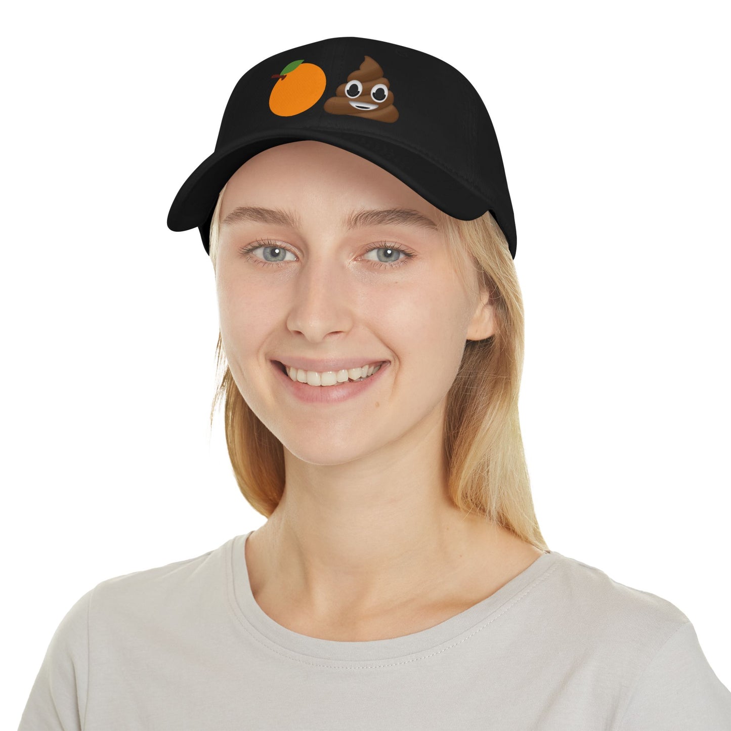 Orange Poop Baseball Cap