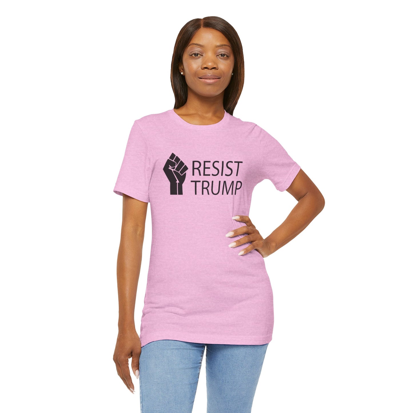 Resist Trump Short Sleeve Tee w/ Logo