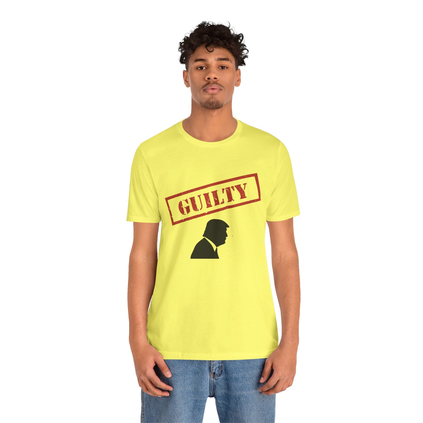 GUILTY Trump Silhouette Short Sleeve Tee w/ Logo