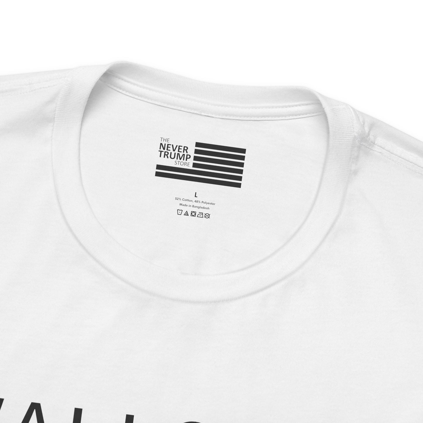 Walls Are Useless When The Enemy Is Within Short Sleeve Tee w/ Logo