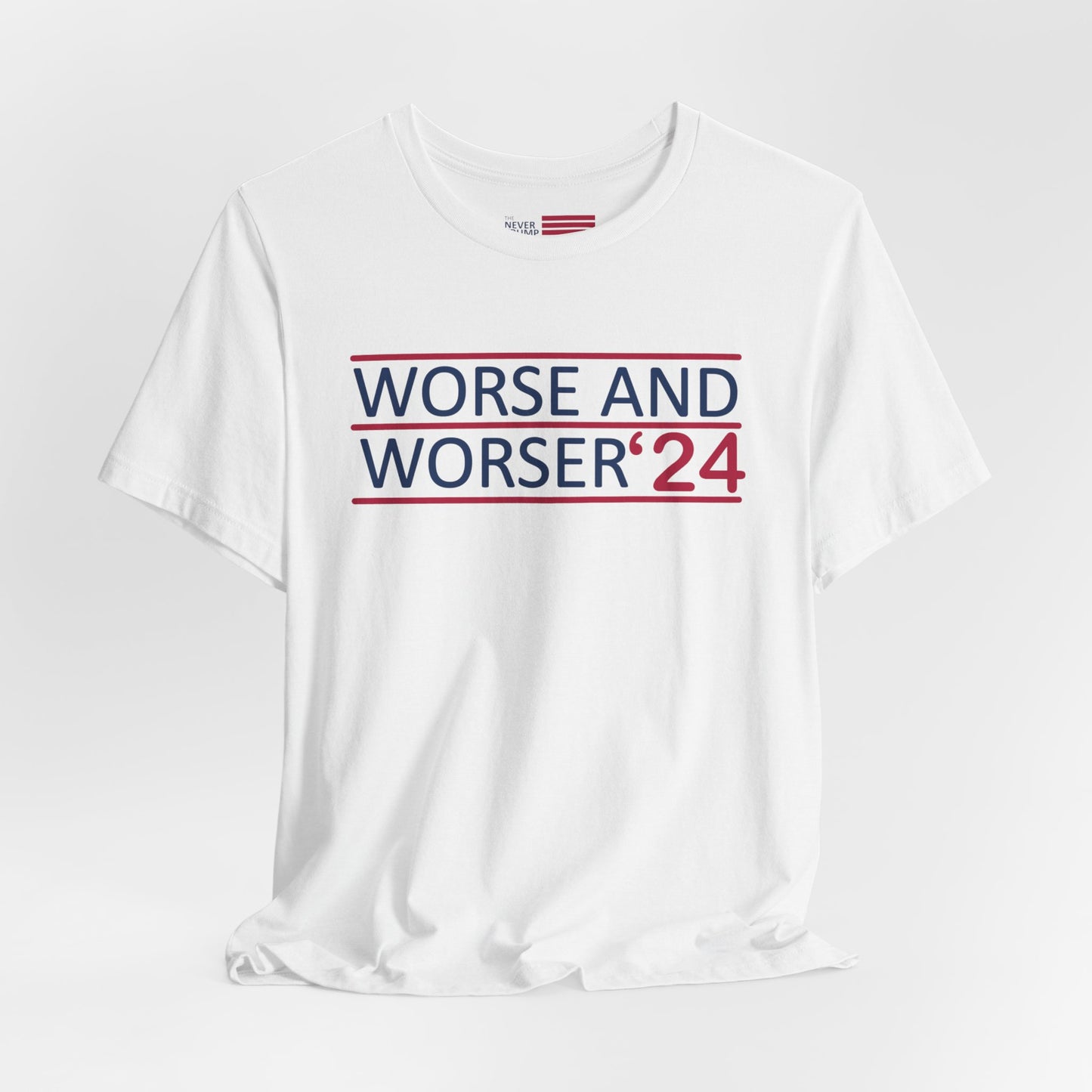 Worse and Worser '24 Short Sleeve Tee w/ Logo