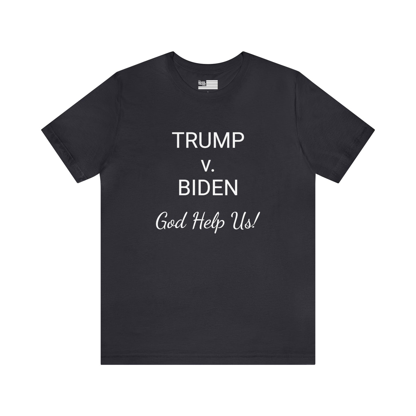 Trump v. Biden Short Sleeve Tee w/ Logo