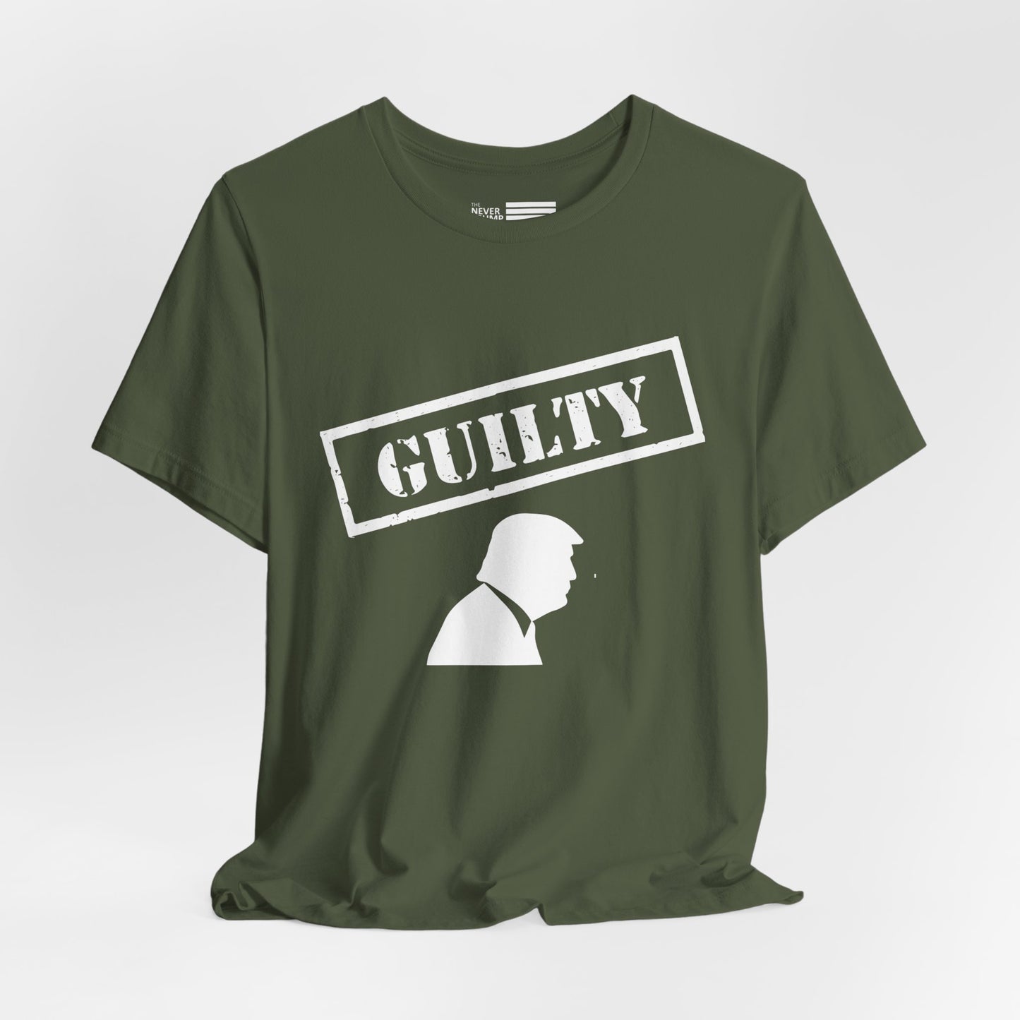 GUILTY Trump Silhouette Short Sleeve Tee w/ Logo