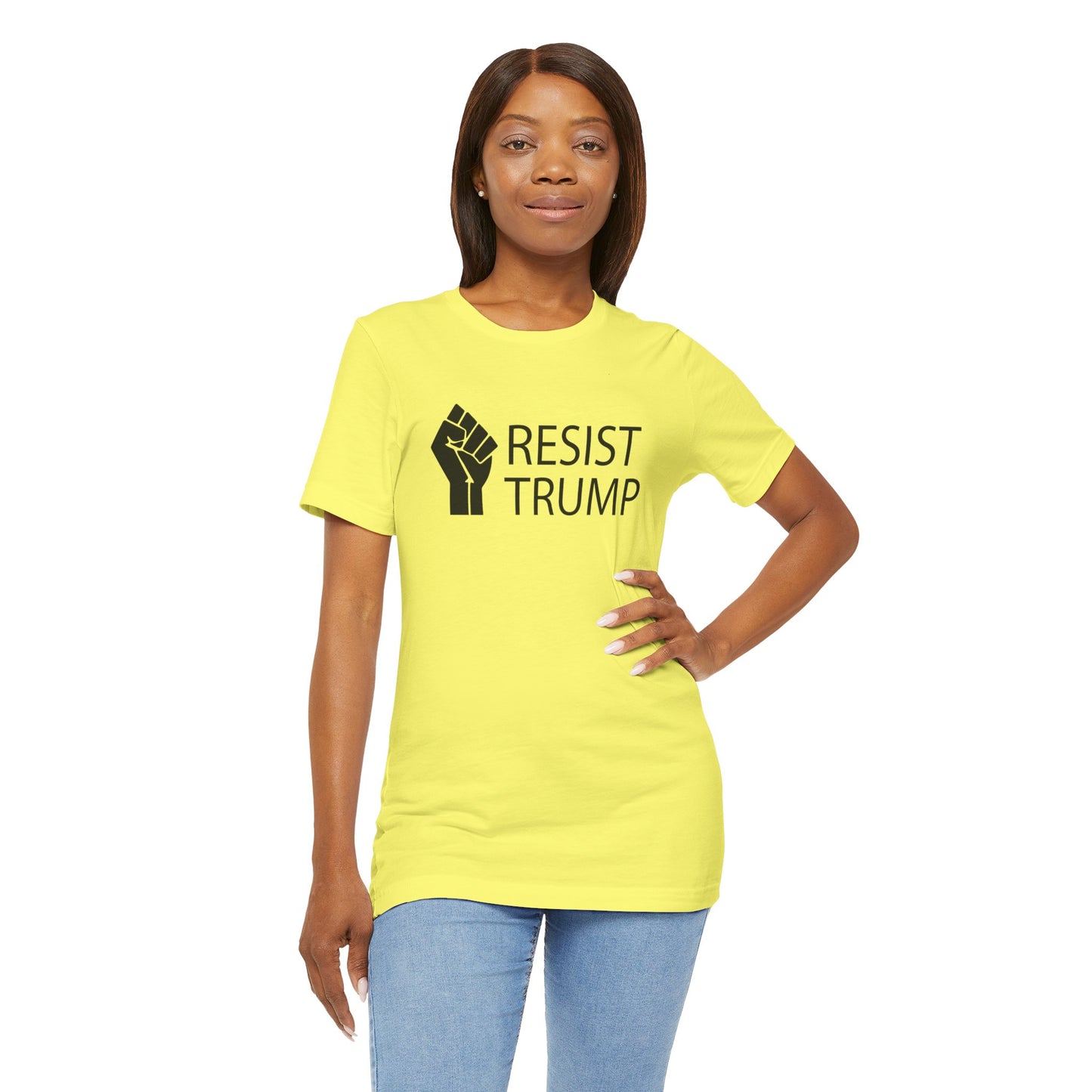 Resist Trump Short Sleeve Tee w/ Logo