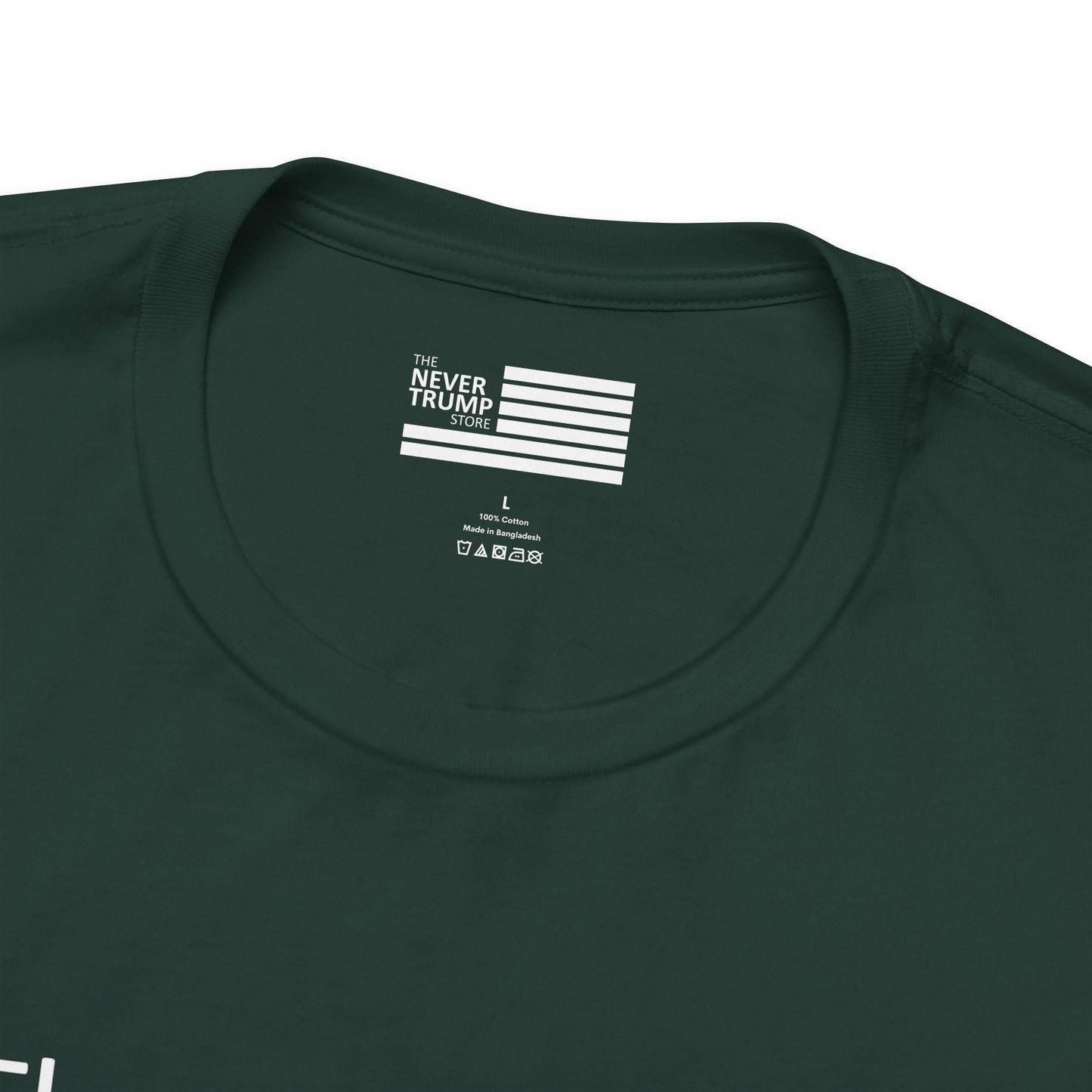They Will Never Admit He Is Guilty Short Sleeve Tee w/ Logo