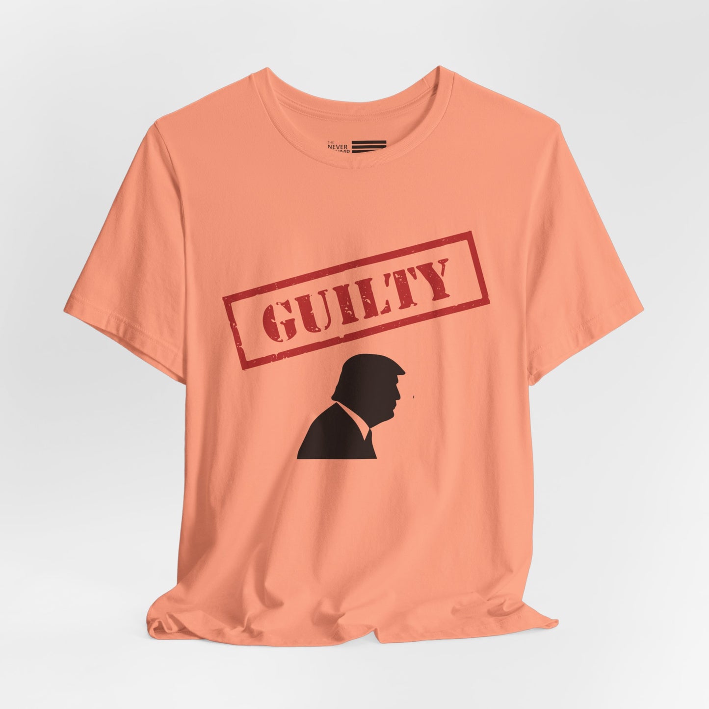 GUILTY Trump Silhouette Short Sleeve Tee w/ Logo