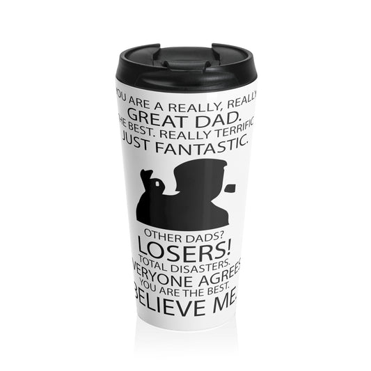 Best Dad Stainless Steel Travel Mug