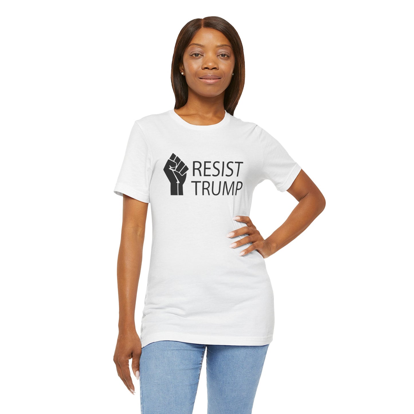 Resist Trump Short Sleeve Tee w/ Logo