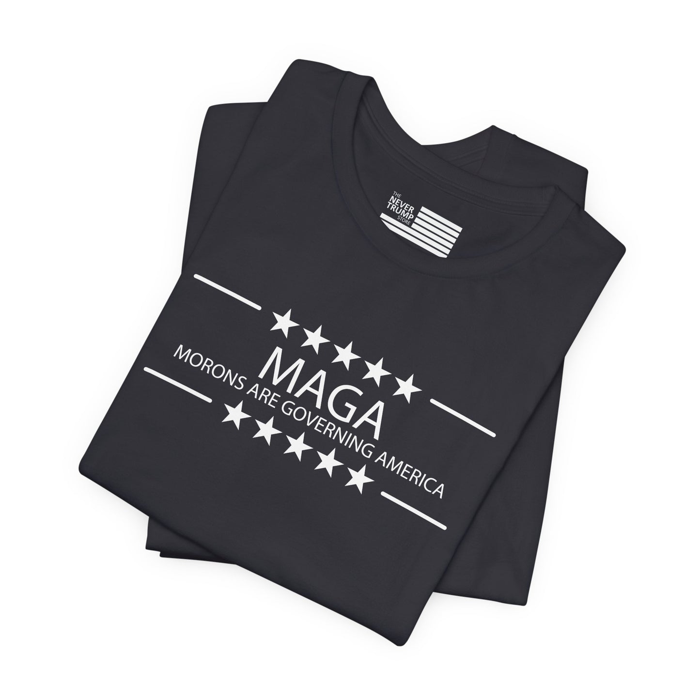 MAGA Morons are Governing America Short Sleeve Tee w/ Logo