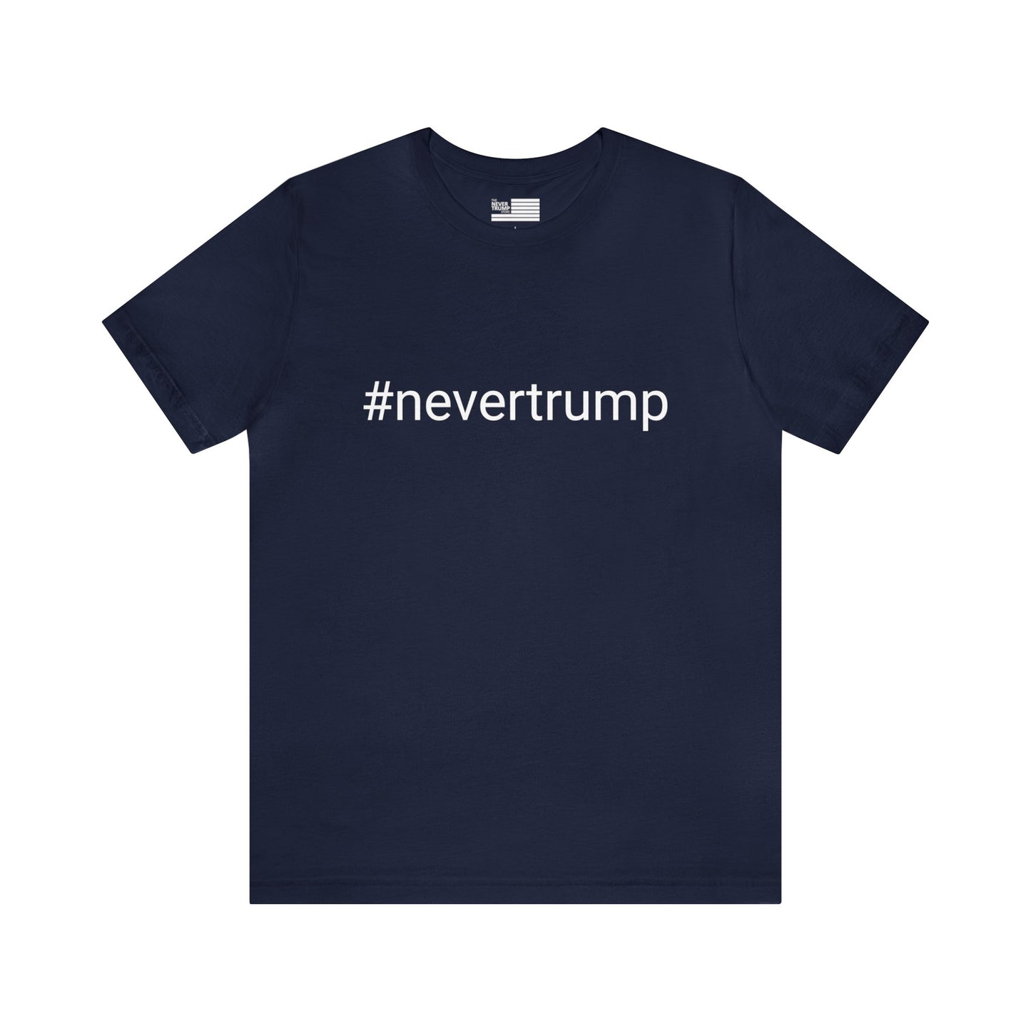 #nevertrump Jersey Short Sleeve Tee w/ Logo