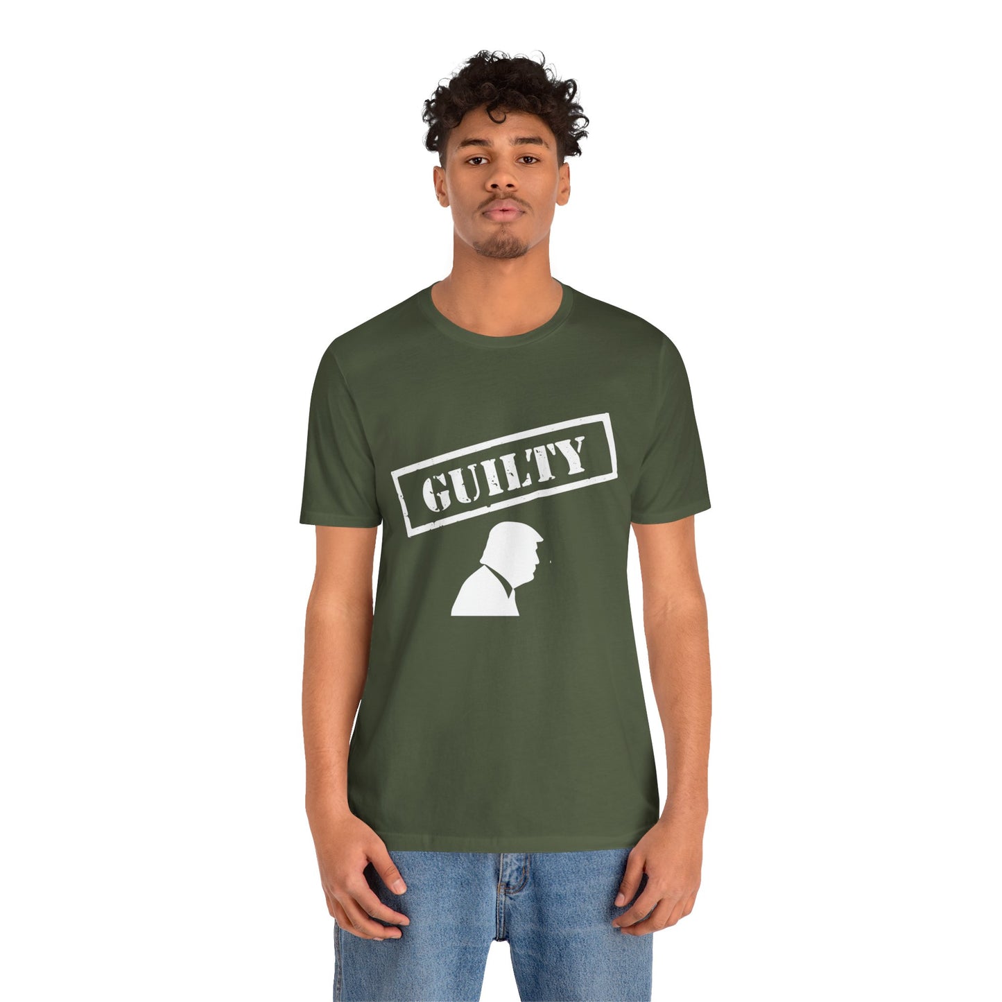 GUILTY Trump Silhouette Short Sleeve Tee w/ Logo