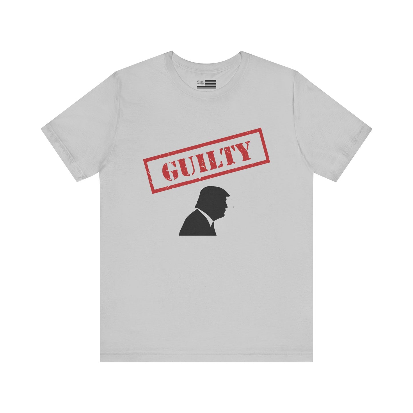 GUILTY Trump Silhouette Short Sleeve Tee w/ Logo