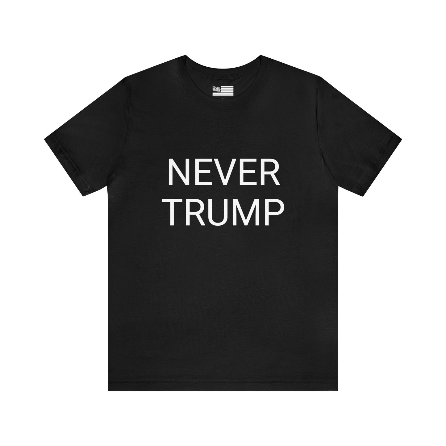 Never Trump Jersey Short Sleeve Tee w/ Logo