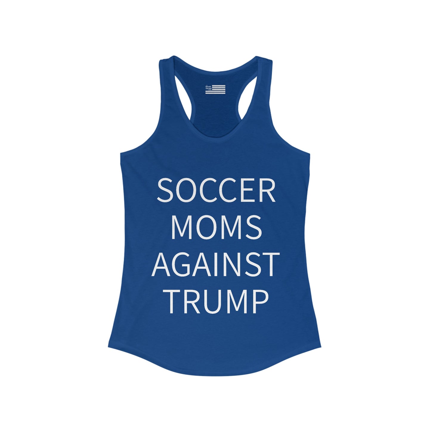 Soccer Moms Against Trump Women's Ideal Racerback Tank