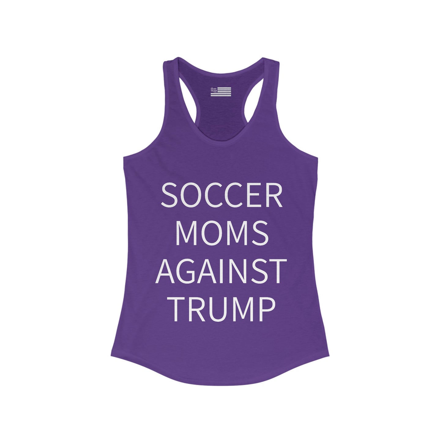 Soccer Moms Against Trump Women's Ideal Racerback Tank