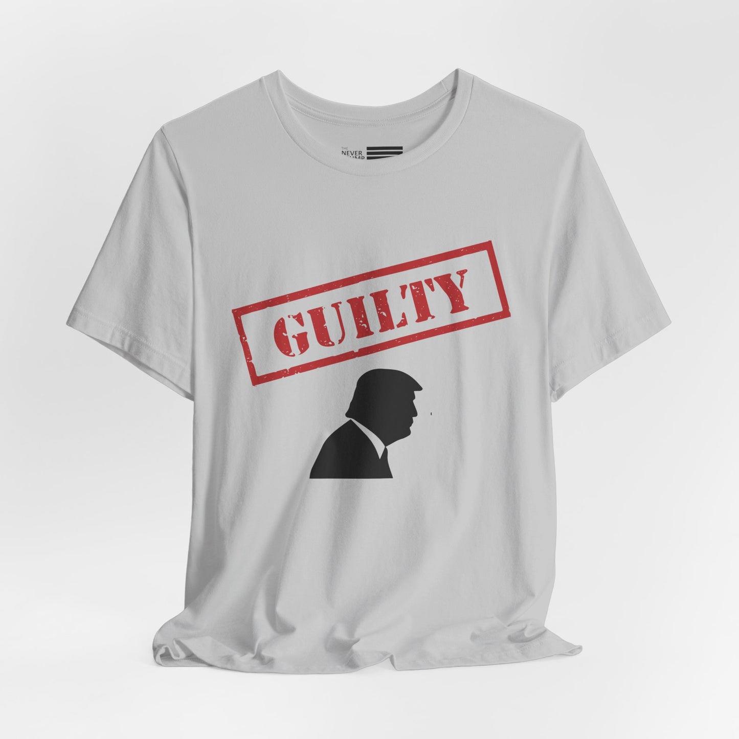 GUILTY Trump Silhouette Short Sleeve Tee w/ Logo