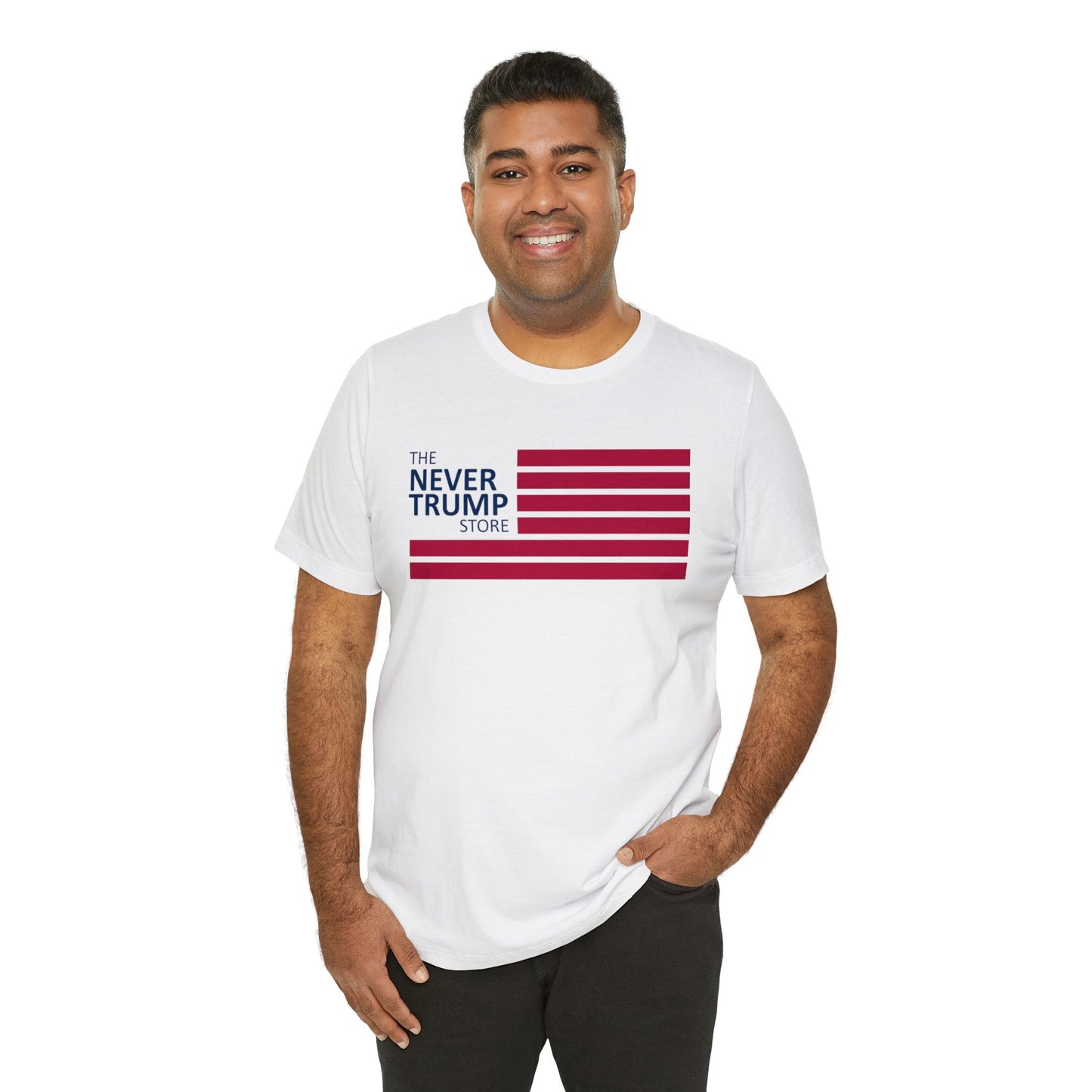 Never Trump Trump Store Short Sleeve Tee w/ Logo