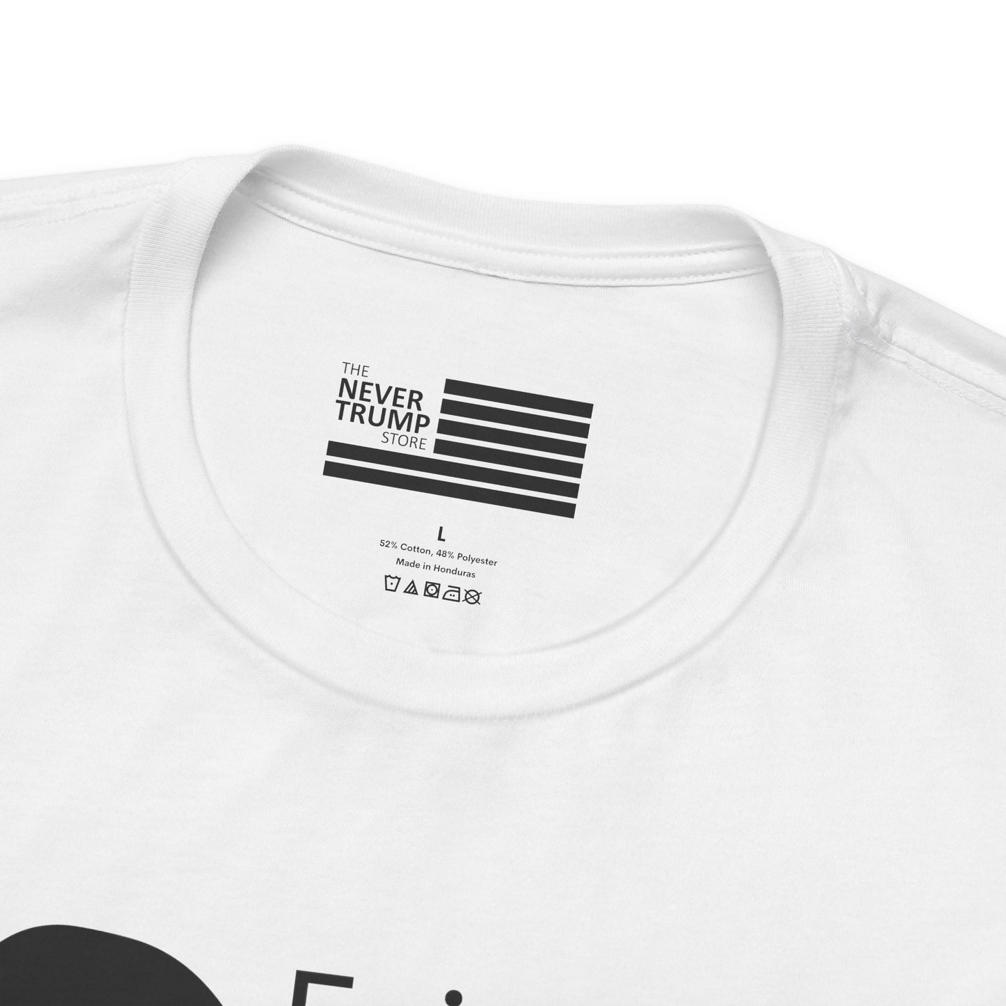 Existential Threat to Democracy Short Sleeve Tee w/ Logo
