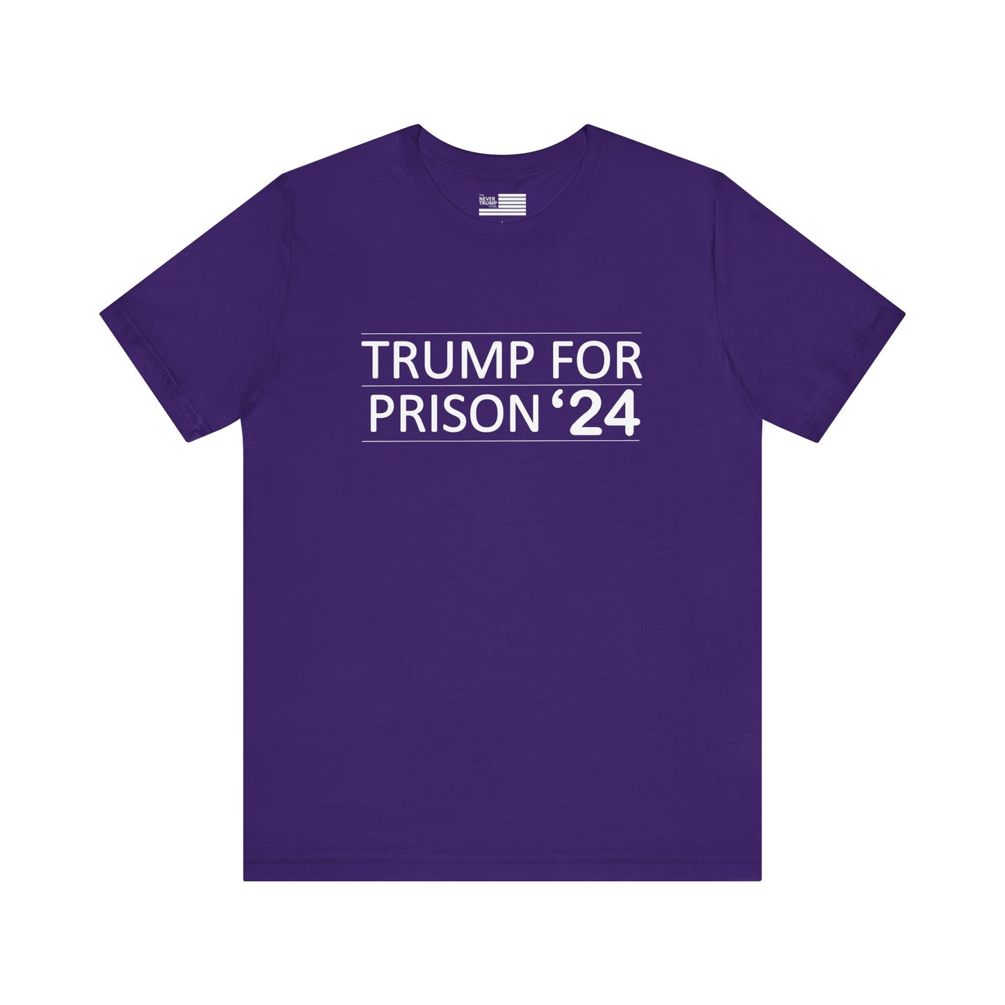 Trump for Prison 24 Short Sleeve Tee w/ Logo