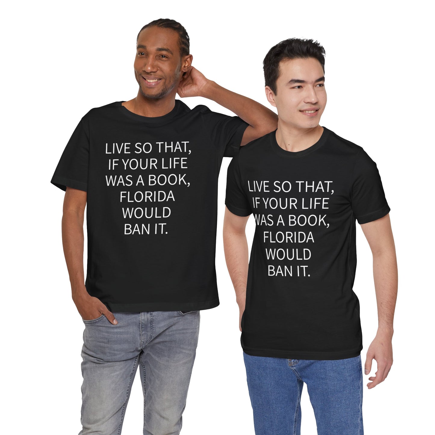 Florida Book Ban Short Sleeve Tee w/ Logo