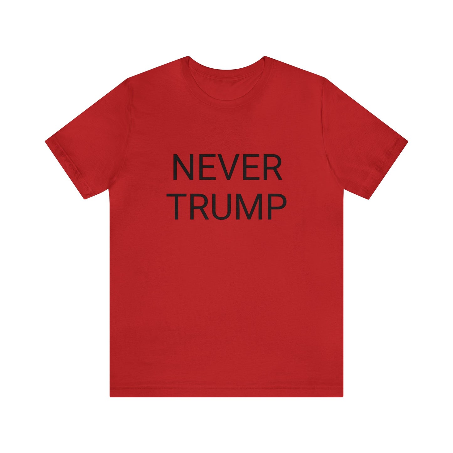 Never Trump Unisex Short Sleeve Tee RED