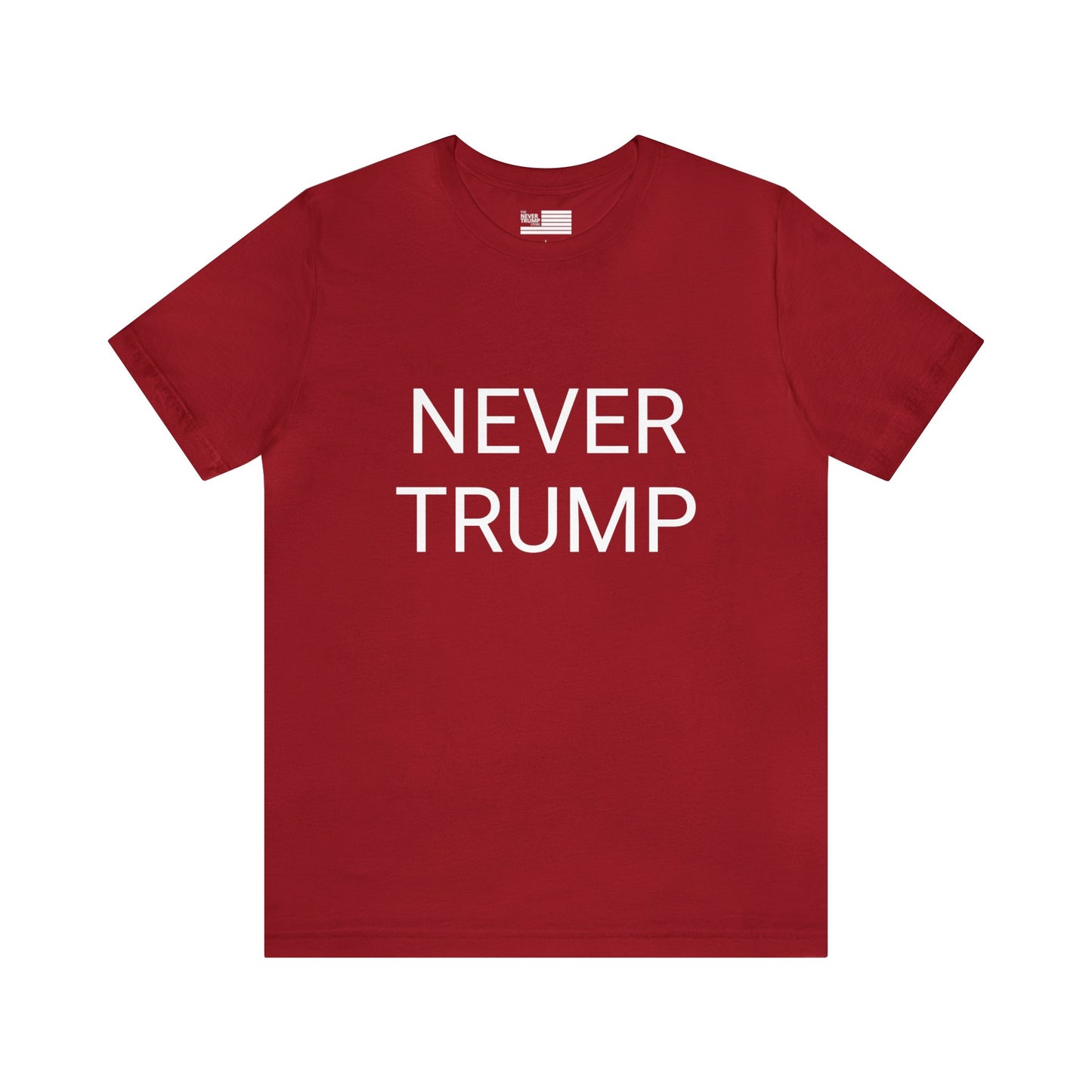 Never Trump Jersey Short Sleeve Tee w/ Logo