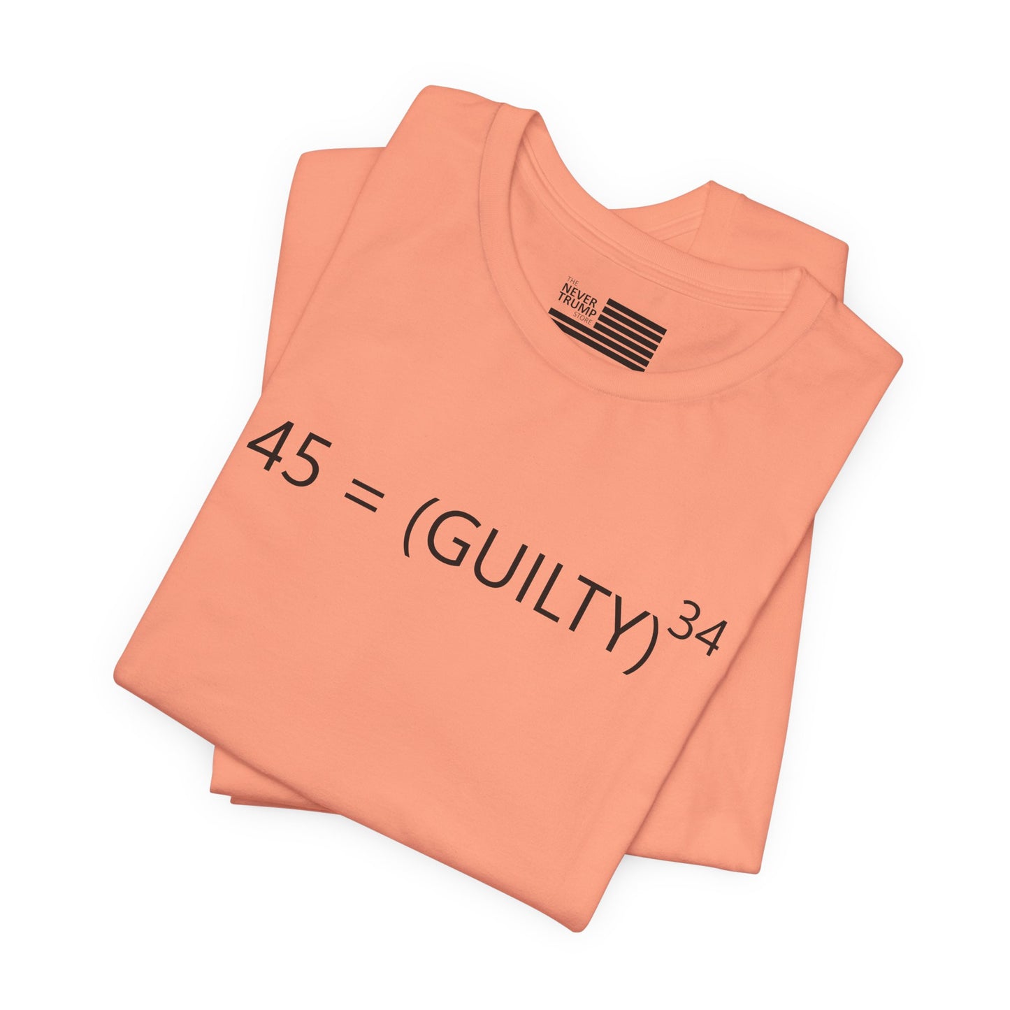 45 = Guilt^34 Short Sleeve Tee w/ Logo