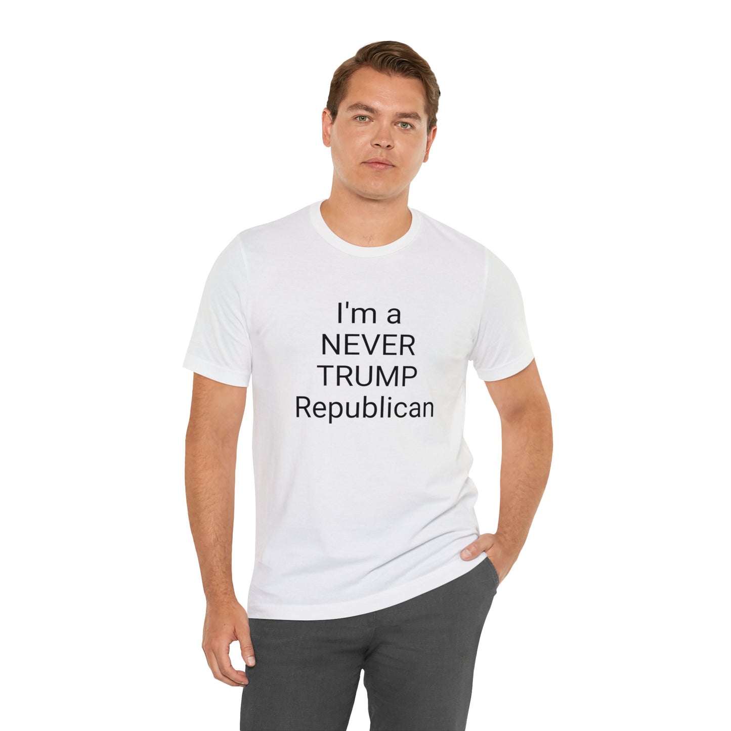 Never Trump Republican Short Sleeve Tee w/ Logo