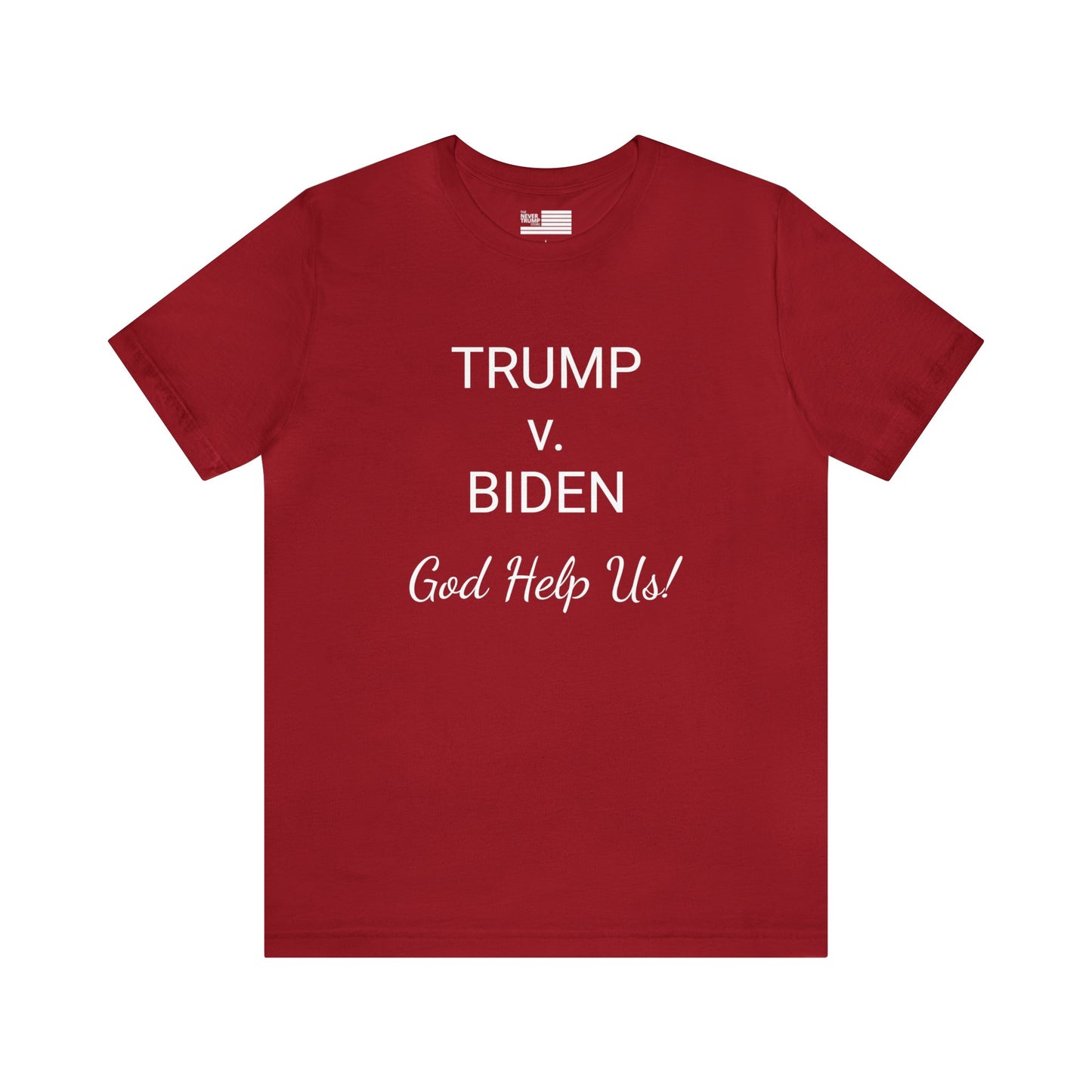 Trump v. Biden Short Sleeve Tee w/ Logo