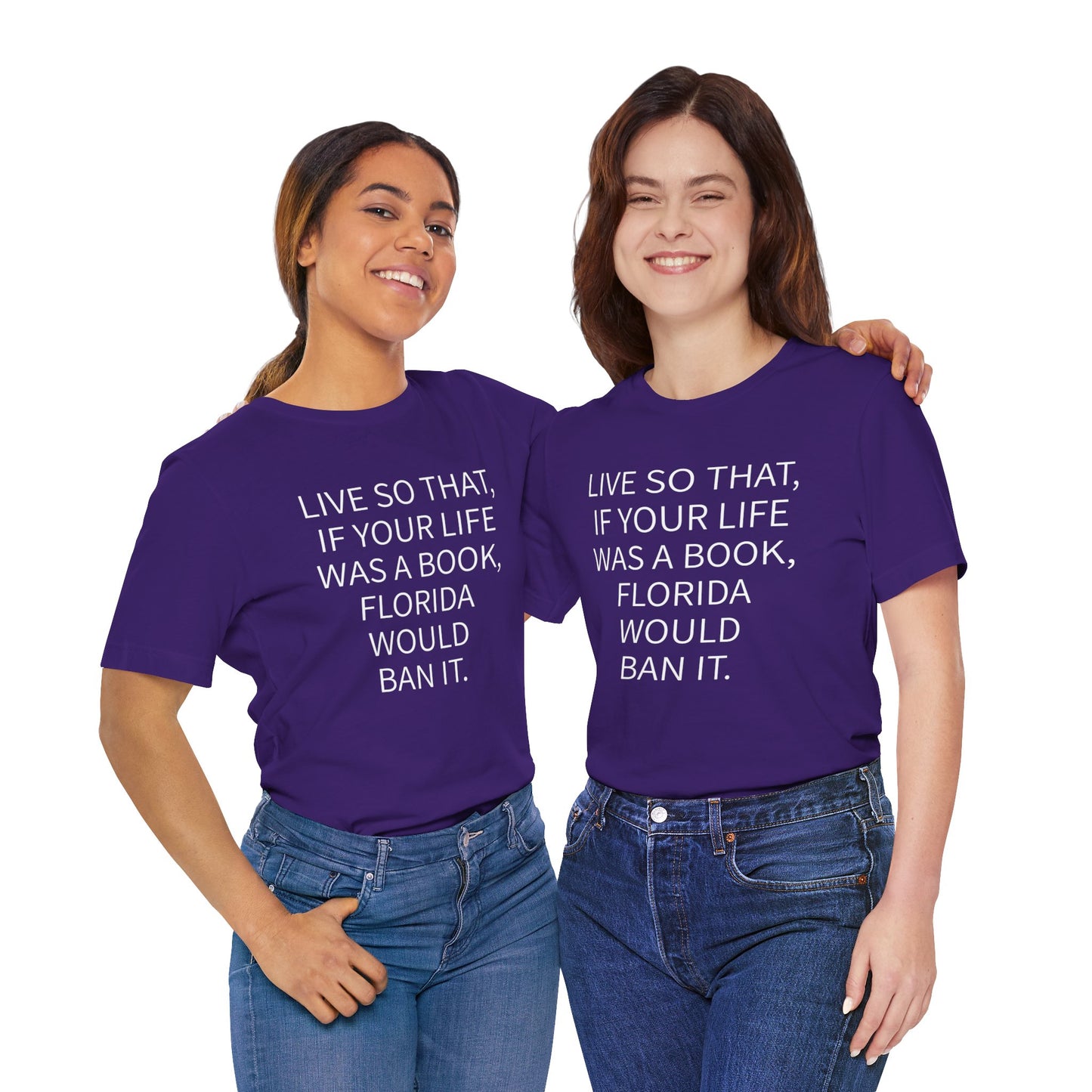 Florida Book Ban Short Sleeve Tee w/ Logo