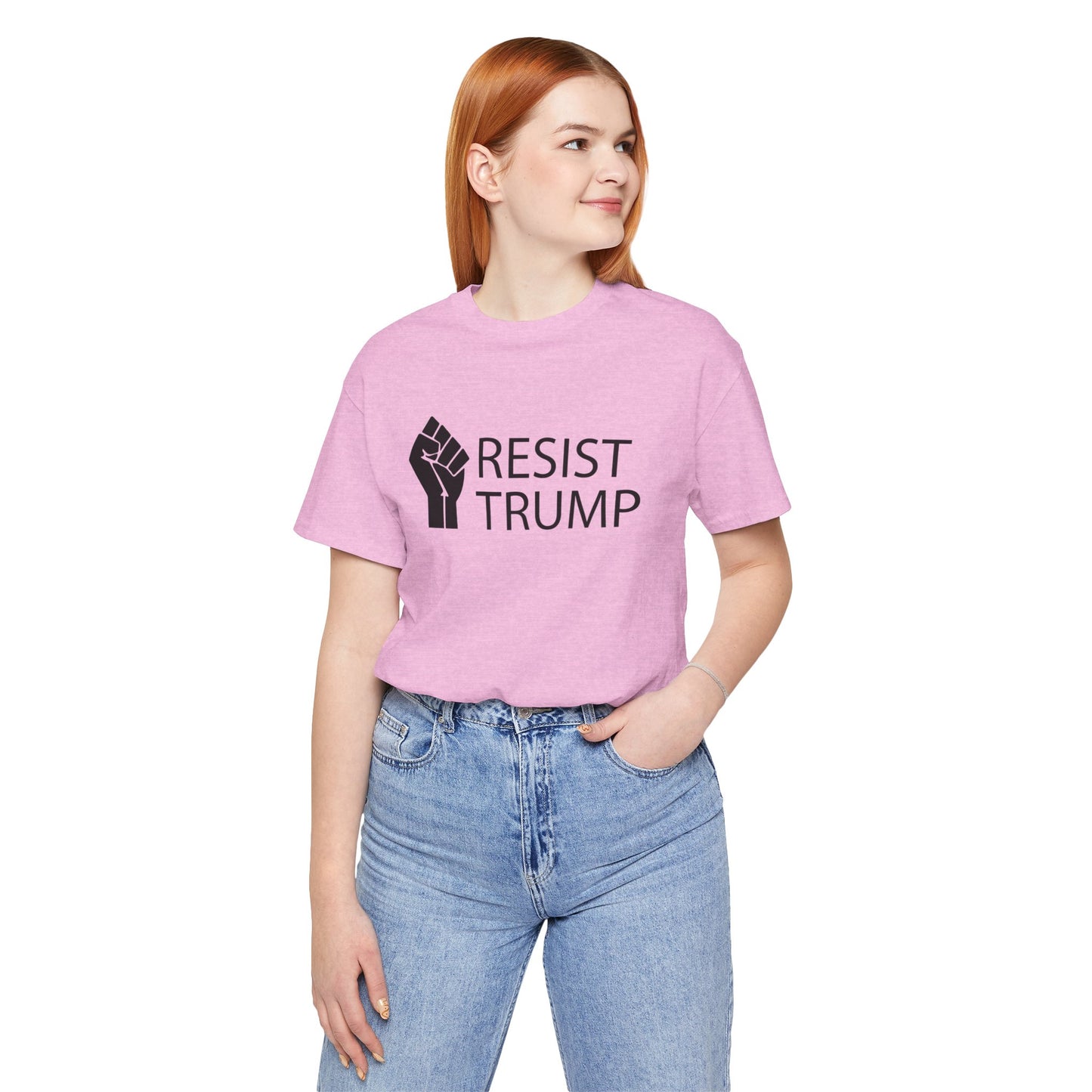 Resist Trump Short Sleeve Tee w/ Logo