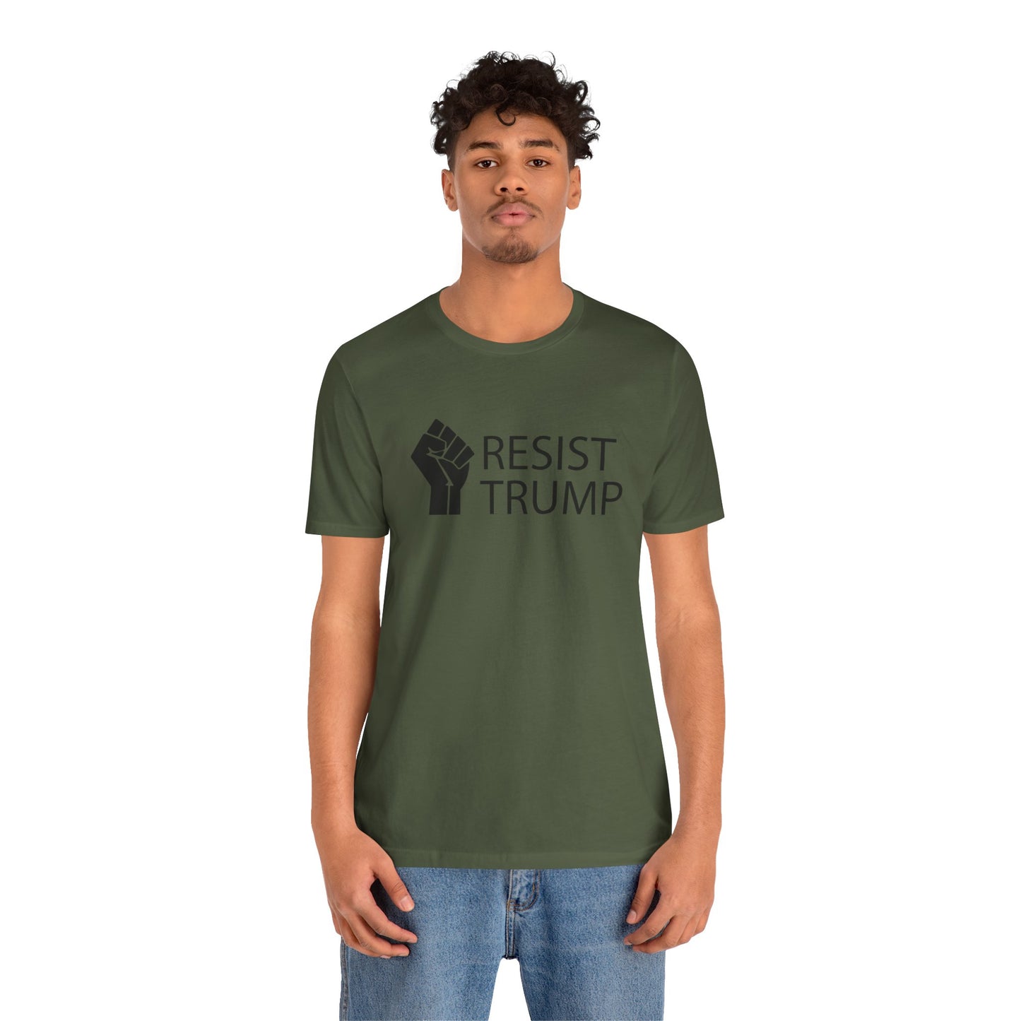Resist Trump Short Sleeve Tee w/ Logo