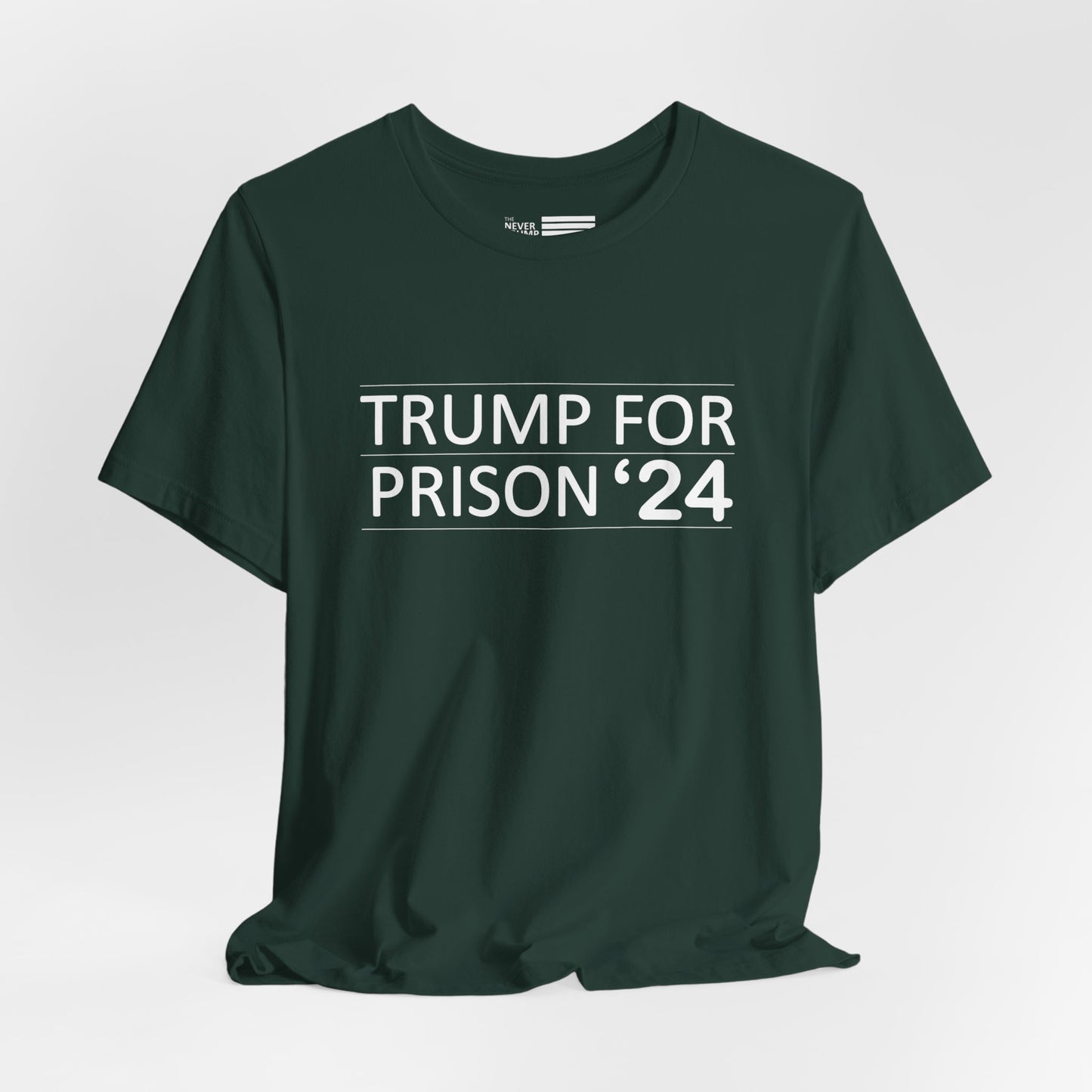 Trump for Prison 24 Short Sleeve Tee w/ Logo