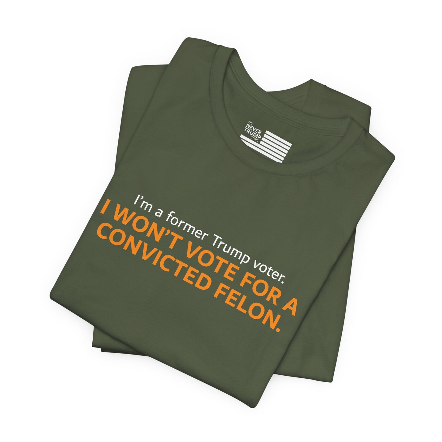 I'm A Former Trump Voter Short Sleeve Tee w/ Logo