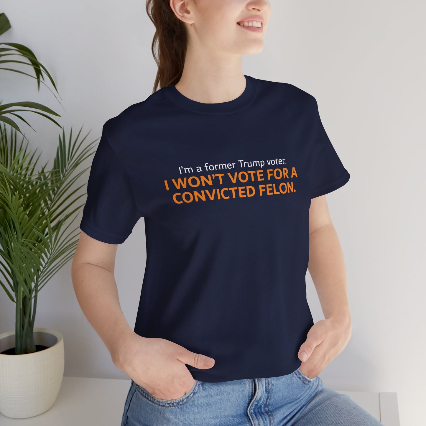 I'm A Former Trump Voter Short Sleeve Tee w/ Logo