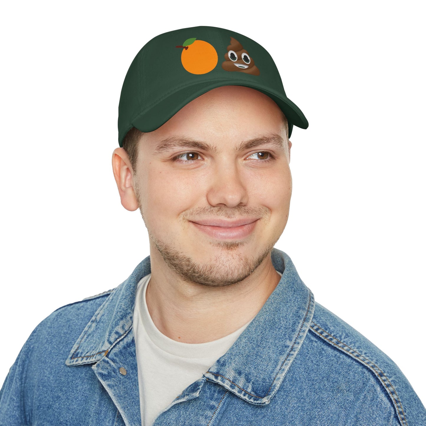 Orange Poop Baseball Cap