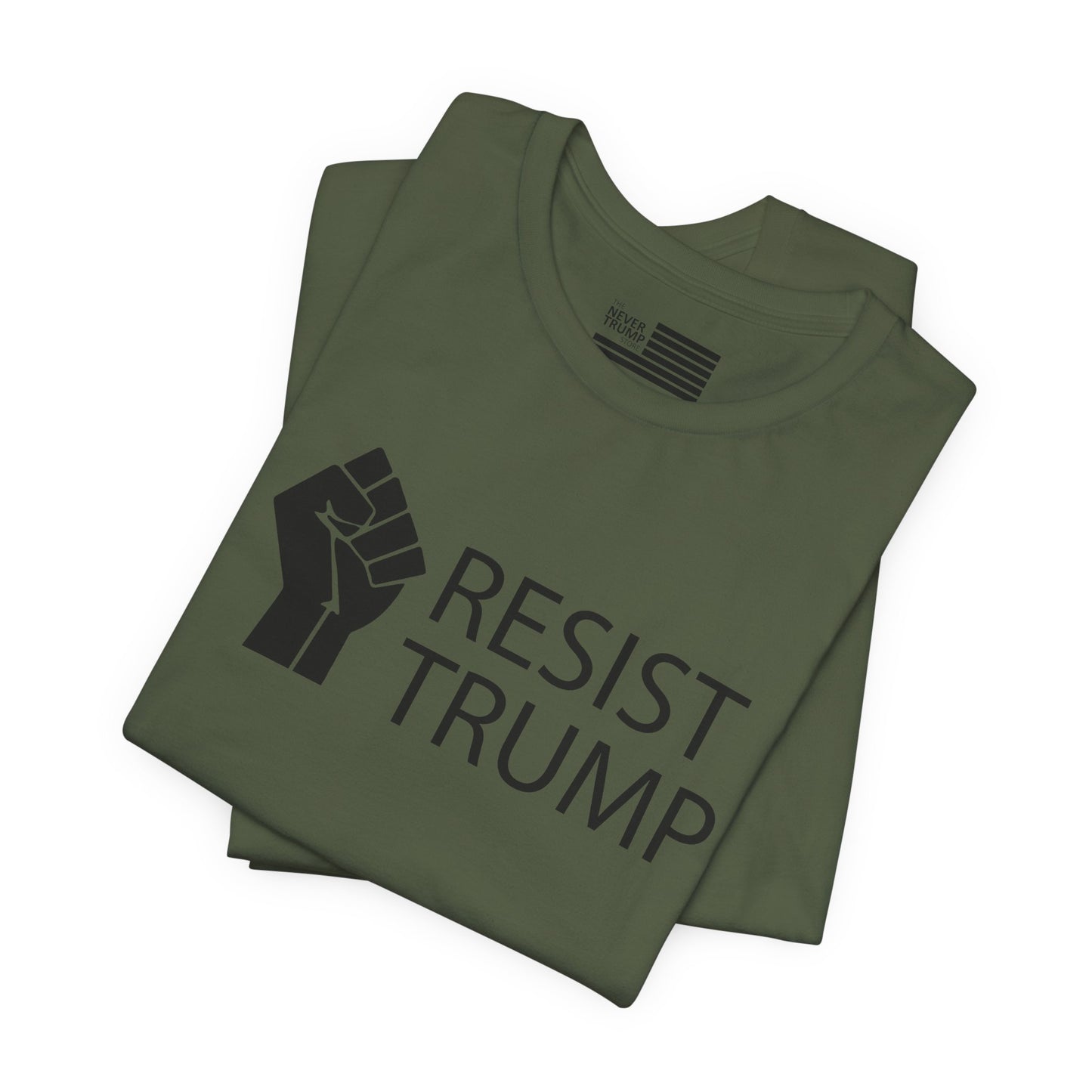 Resist Trump Short Sleeve Tee w/ Logo