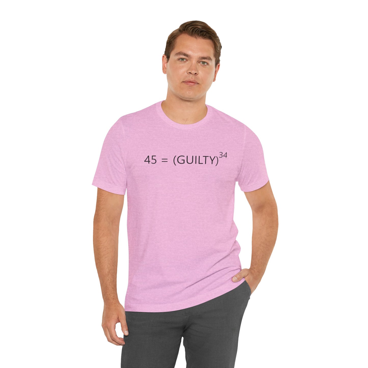 45 = Guilt^34 Short Sleeve Tee w/ Logo